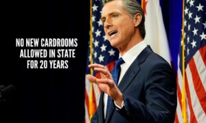 California Gov. Gavin Newsom Signs Cardroom Moratorium Bill Into Law