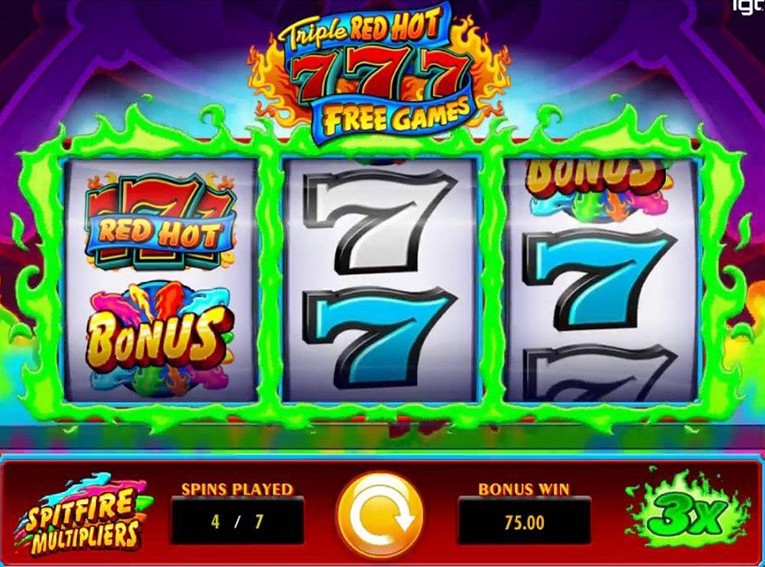 Free Spins Red Hot Sevens