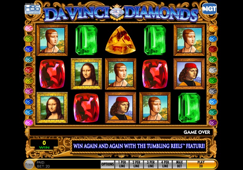 DaVinci Diamonds Slots