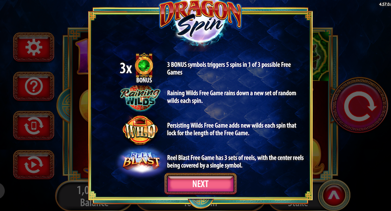 Dragon Spin Bonus Rounds