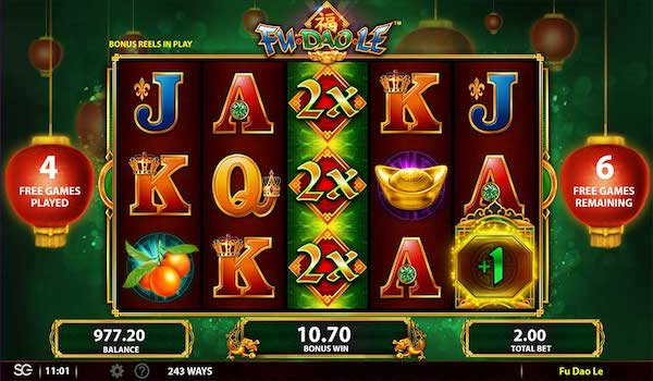 Free Spins on Fu Dao Le Slots