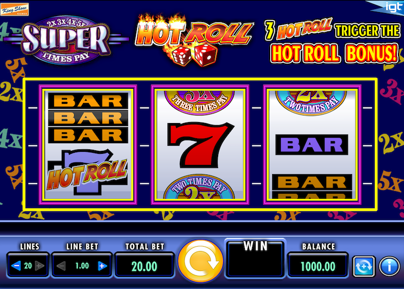 Super Times Pay Hot Roll Slots