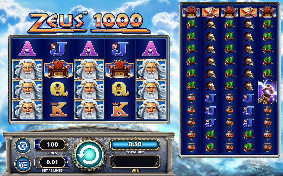 Zeus 1000 slots machine free