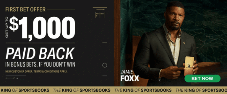 Open an account with BetMGM Sportsbook to get a first bet welcome offers valued at $1,000.