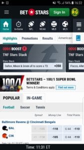 BetStars US screenshot