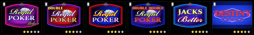 Golden Nugget Casino video Poker