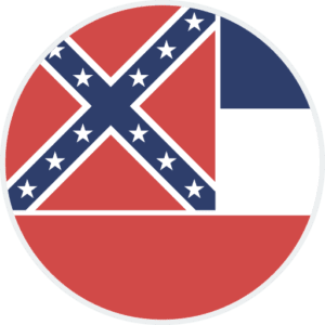 Mississippi flag rendering