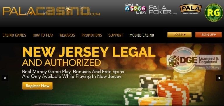 Pala online casino
