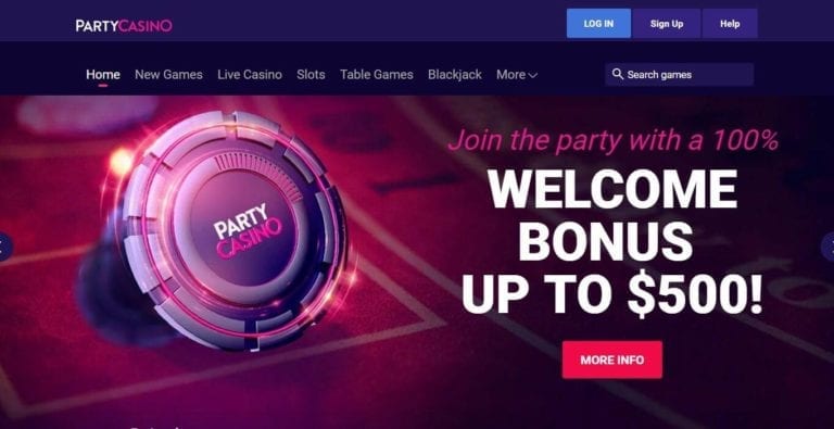 Party Casino online NJ