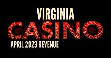 April 2023 revenue for Virginia's casinos