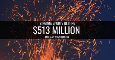 Virginia Sports Betting Handle January 2023