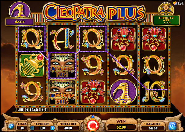 Free to Play Cleopatra slot game