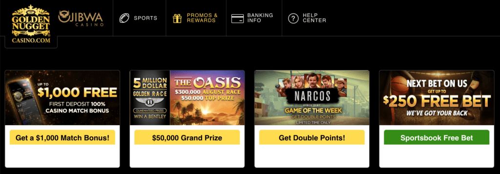 Golden Nugget Casino Rewards