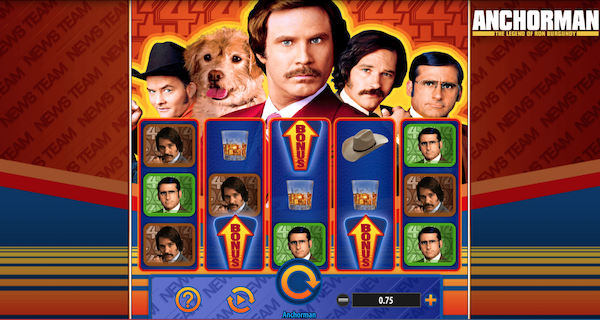 Free to Play Ron Burgundy Anchorman Slot Game