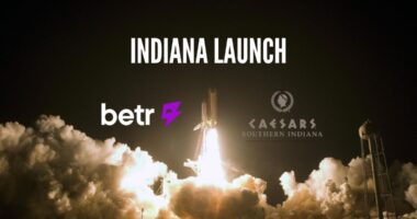 Indiana sports betting launch Betr and Caesars deal