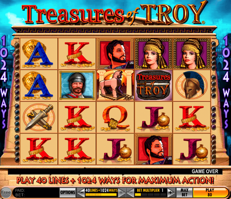 Treasures of Troy Slots