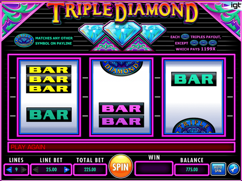 Triple Diamond Slot Machine Review